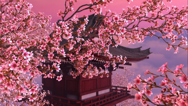 Blooming Sakura Скриншот