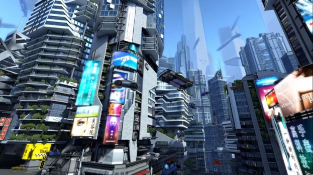 Futuristic City Скриншот