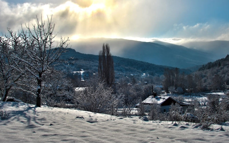 winter, snow, nature, mountains, landscape