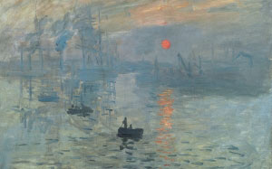 Oscar-Claude Monet, Impression, Sunrise, painting, impressionism