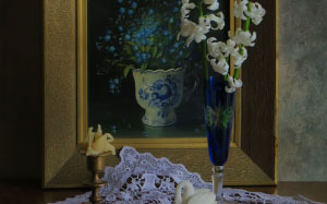 spring, hyacinths, picture, March, still life, still life with flowers, flowers