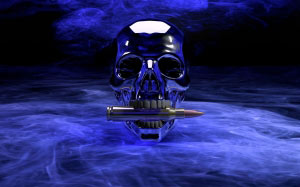 3d, skull, dark, death, computer graphics