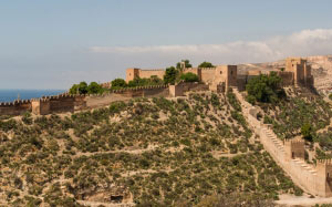 Spain, landscape, fortress, castle, history, mountain, nature