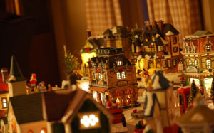 christmas, xmas, collectables, village, decorative
