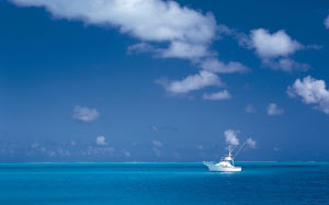 sea, ocean, yacht, sky, vacation, vehicle, boat
