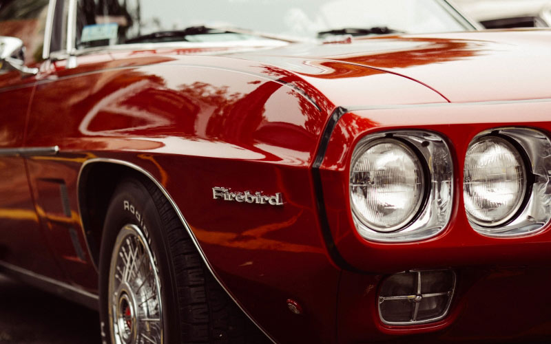 red car, oldtimer, sports car, classic car, race car, firebird, vehicle