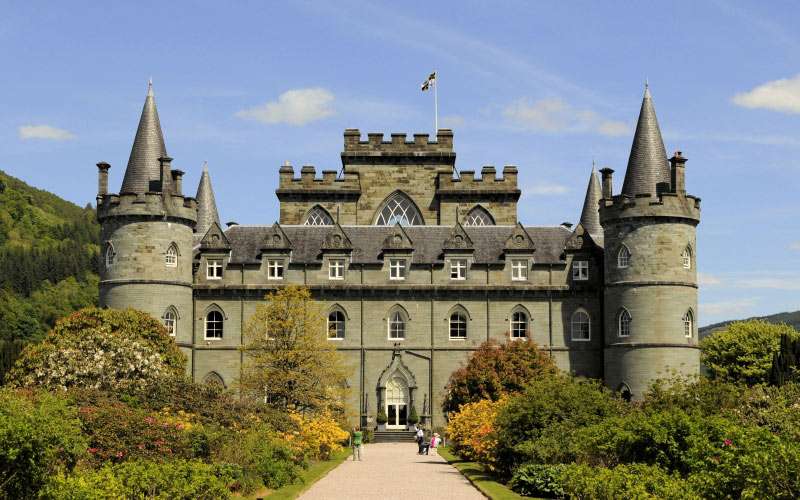 замок, шотландия, история, архитектура