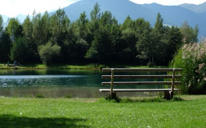 nature, landscape, mountains, prato, water, hiking, spring, picnic, lake, river, bench