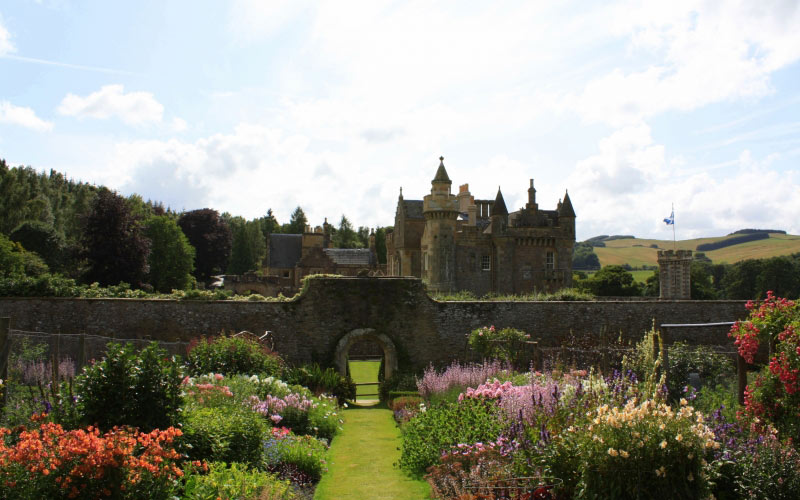 scotland, castle, history, architecture, landscape, garden