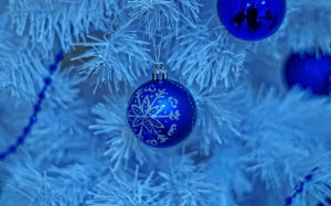 синий, новогодняя елка, новогодний фон, шарики, рождество, рождественские украшения, новогодние украшения, новый год