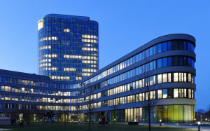 offices, complex, building, evening, city, march, glass, windows