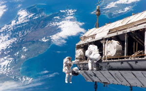 space walk, astronauts, nasa, aerospace, outer space, earth, iss, international space station, blue earth, space, technology