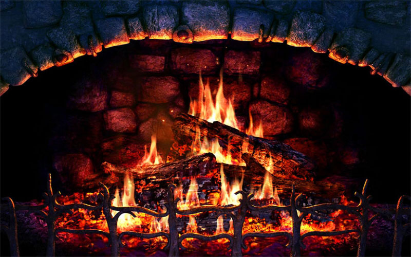 fireplace, cozy, close up