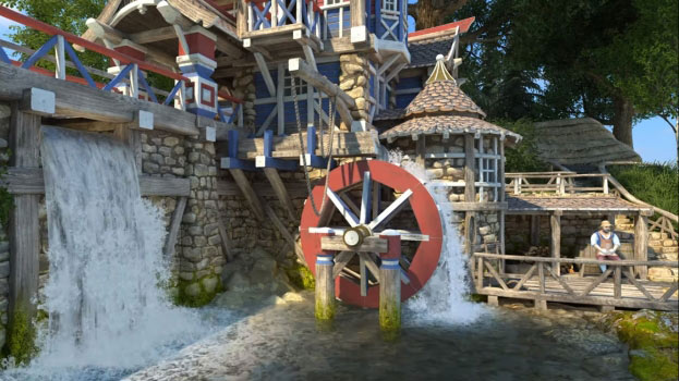 Summer Watermill Скриншот