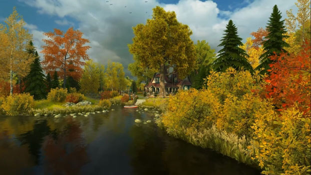 Fall Cottage Скриншот