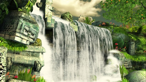 Mayan Waterfall Screenshot
