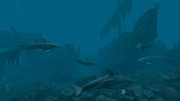 Dolphins - Pirate Reef Скриншот
