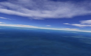 flight, ocean, sea, seascape, water, nature, sky, 