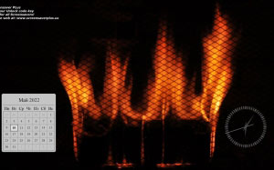 fireplace, fire, flame, burning, heat, cozy, clock, calendar, time