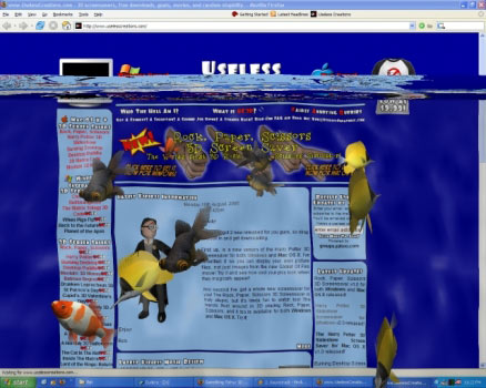 Something Fishy: 3D Desktop Aquarium Скриншот