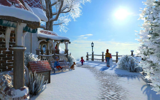 Winter Cottage Screenshot