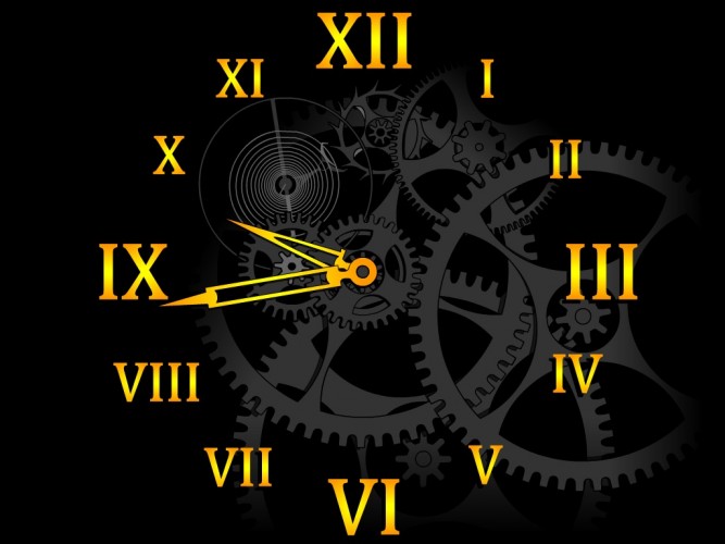 clock, time, mechanical clock, analog clock, skeleton clock