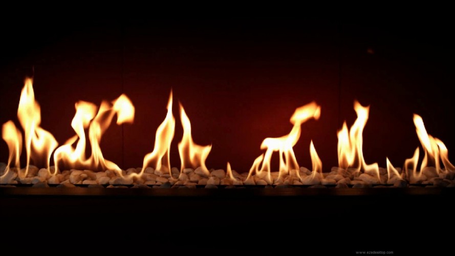 камин, огонь, уют, пламя, тепло
