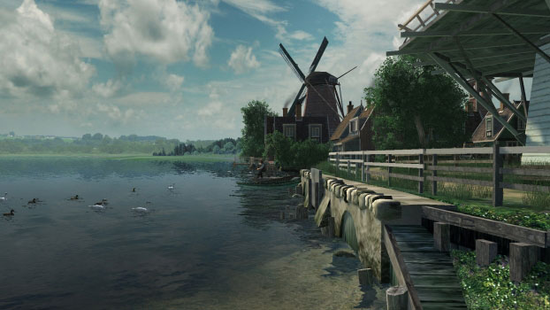 Dutch Windmills 3D Screenshot