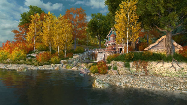 Fall Watermill Screenshot