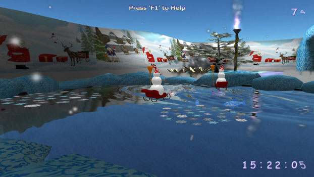 Christmas Lake 3D Screenshot