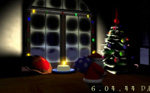 рождество, новый год, праздники, дед мороз, комната, елка