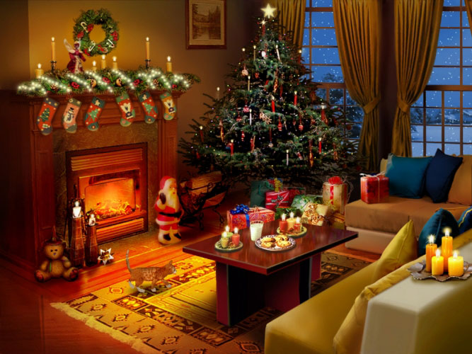 christmas, xmas, new year, room, house, home, cozy, holidays