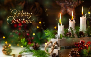 рождество, новый год, праздник, новогоднее украшение, свечи