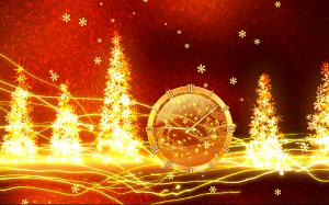 christmas, xmas, new year, holiday, clock