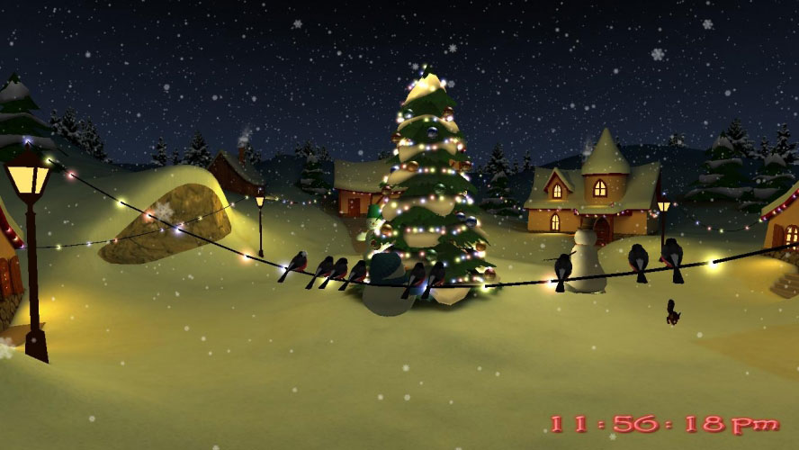 санта клаус, рождество, новый год, зима, снег, снеговик, ночь, праздник