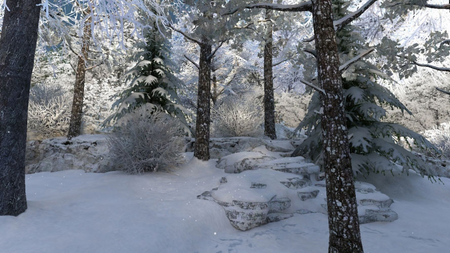 зима, природа, снег, лес, пейзаж, рождество, новый год, праздник