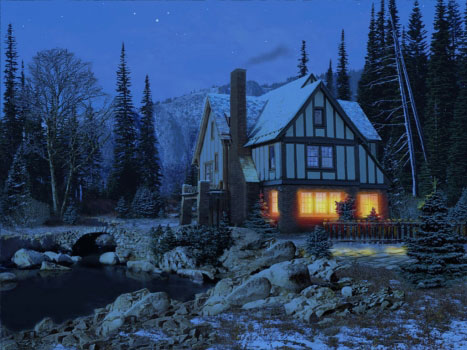 Snowy Cottage Скриншот