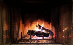 fireplace, fire, flame, cozy, heat, hot