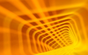 tunnel, yellow, abstract, loop, seamless, color, template, futuristic, technology, looping, 3d graphics