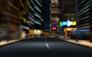 city, motion, night, street, lights, evening, transport, cars, ride, 3d graphic, graphics