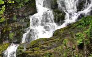 waterfall, water, rock, nature, flow, landscape, nature, river