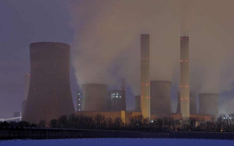 coal fired power plant, nuclear power plant, nuclear reactors, cooling tower, industry, current, energy, power plant, electricity, high voltage, technology, dusk, power supply