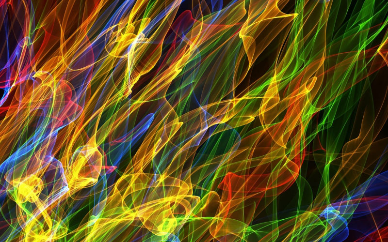 abstract, background, shapes, ribbon, thread, swirl, twirl, waves, electric, rainbow