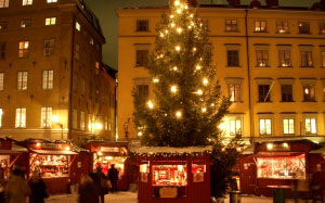 Рождество, праздники, Новый Год, города, зима, Стокгольм, Швеция