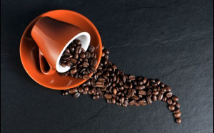 coffee, cup, coffee beans, coffee cup, beans
