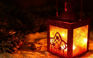 Christmas, Xmas, holidays, New Year, City, winter, lamp