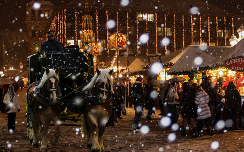 New year, Christmas, Xmas, holidays, christmas market, decorations, Nuremberg