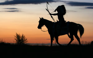 indian, western, horse, apache, wild west, bow, saddle