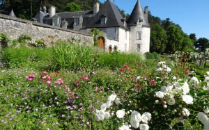 замок, франция, история, архитектура, дом, цветы, сельская местность, природа