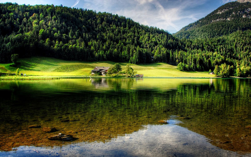 tyrol, mountains, lake, hiking, austria, nature, landscape, alpine, blue, valley, clouds, sky, green, summer, idyllic, grasses